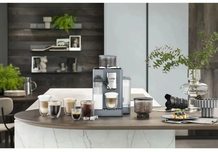 Кофемашина Delonghi Rivelia EXAM440.55.G 1450Вт серый - фото 5