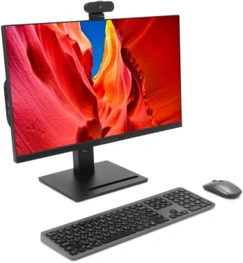 Моноблок Digma Pro Vision 23.8" Full HD Ryzen 3 5425U (2.7) 8Gb SSD256Gb RGr CR Windows 11 Pro Eth WiFi BT 90W клавиатура мышь Cam черный 1920x1080 - фото 5