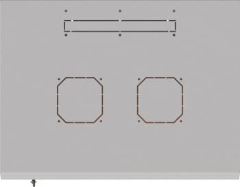 Шкаф коммутационный Suprlan ТВЛ-6U-600-350-СР (05-1060) настенный 6U 600x350мм пер.дв.стекл направл.под закл.гайки 70кг RAL 7035 285мм 13.3кг 360мм металл - фото 5