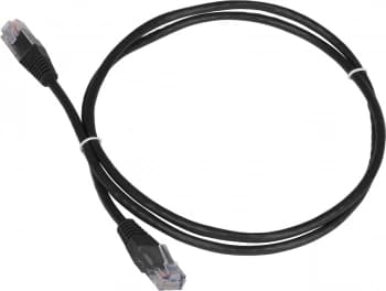 Патч-корд Lanmaster TWT-45-45-1.5-BK UTP RJ-45 вил.-вилка RJ-45 кат.5E 1.5м черный ПВХ - фото 2