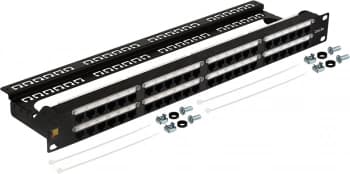 Патч-панель Lanmaster LAN-PPC48U5E 19" 2U 48xRJ45 кат.5E UTP - фото 2