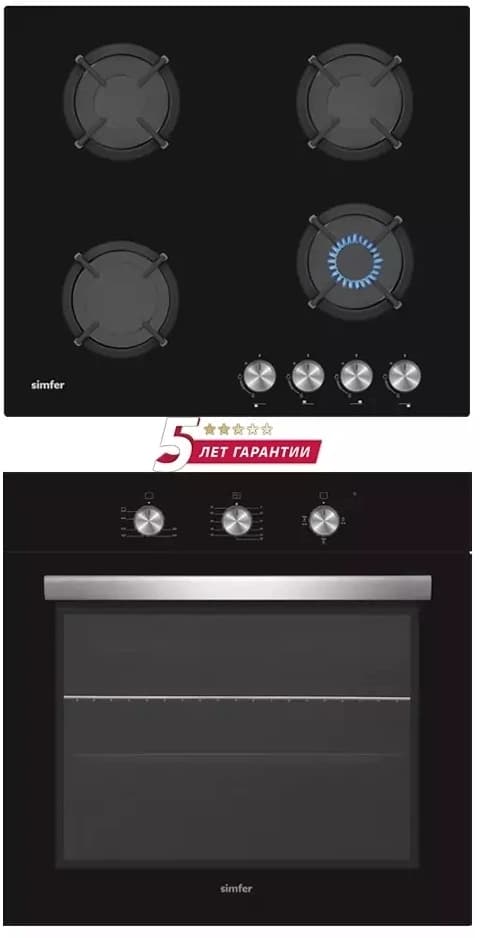 Встраиваемый комплект Simfer S63B416 черный/черный - фото 2