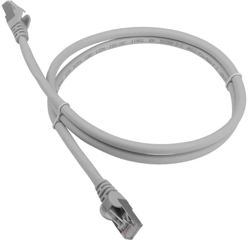 Патч-корд Lanmaster LAN-PC45/S6-10-GY FTP RJ-45 вил.-вилка RJ-45 кат.6 10м серый LSZH - фото 1