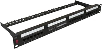 Патч-панель Sysmatrix PP 1901U.S245EU.M 19" 1U 24xRJ45 кат.5E UTP - фото 2