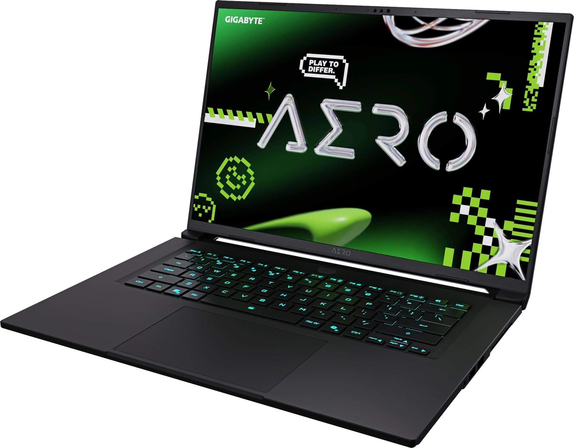 Ноутбук Gigabyte Aero X16 1VH Ryzen AI 7 350 16Gb SSD1Tb NVIDIA GeForce RTX 5060 8Gb 16" IPS QHD+ (2560x1600) без ОС grey WiFi BT Cam (1VH93KZC94AD) - фото 4