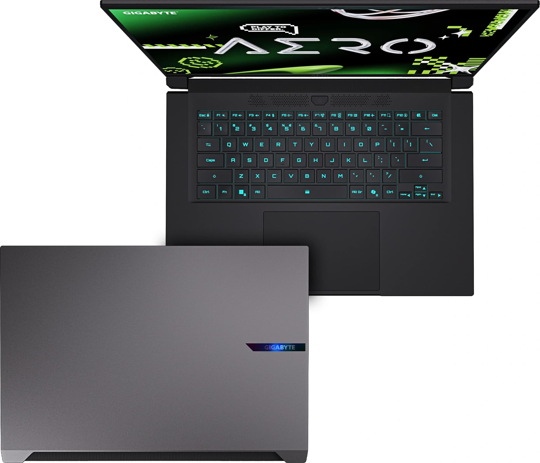 Ноутбук Gigabyte Aero X16 1VH Ryzen AI 7 350 16Gb SSD1Tb NVIDIA GeForce RTX 5060 8Gb 16" IPS QHD+ (2560x1600) без ОС grey WiFi BT Cam (1VH93KZC94AD) - фото 3