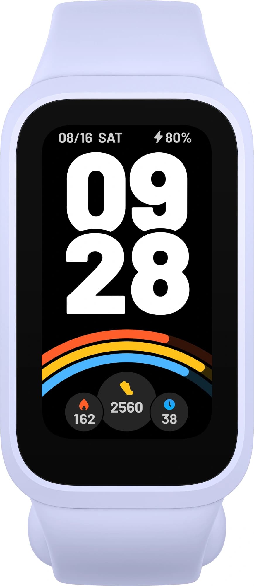 Фитнес-трекер Xiaomi Smart Band 9 Active TFT корп.:фиолетовый рем.:фиолетовый (BHR08L3GL) - фото 2