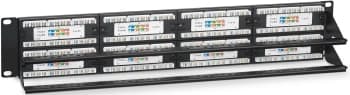 Патч-панель Cabeus PL-48-CAT.5E-DUAL 19" 1U 48xRJ45 кат.5E UTP - фото 2