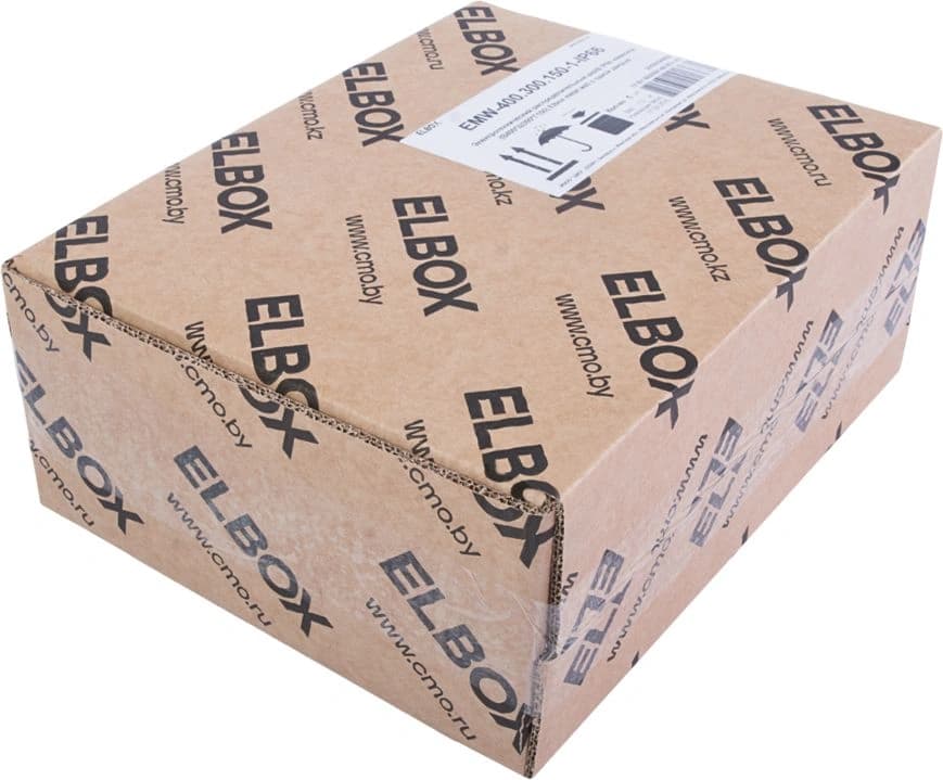 Шкаф электротехнический Elbox EMW-400.400.150-1-IP66 монтаж.пан. одноствор. настенный 400мм 150мм 135мм IP66 IK10 несъемн.бок.пан. 50кг серый металл уличный всепогодный антиванадальный - фото 5