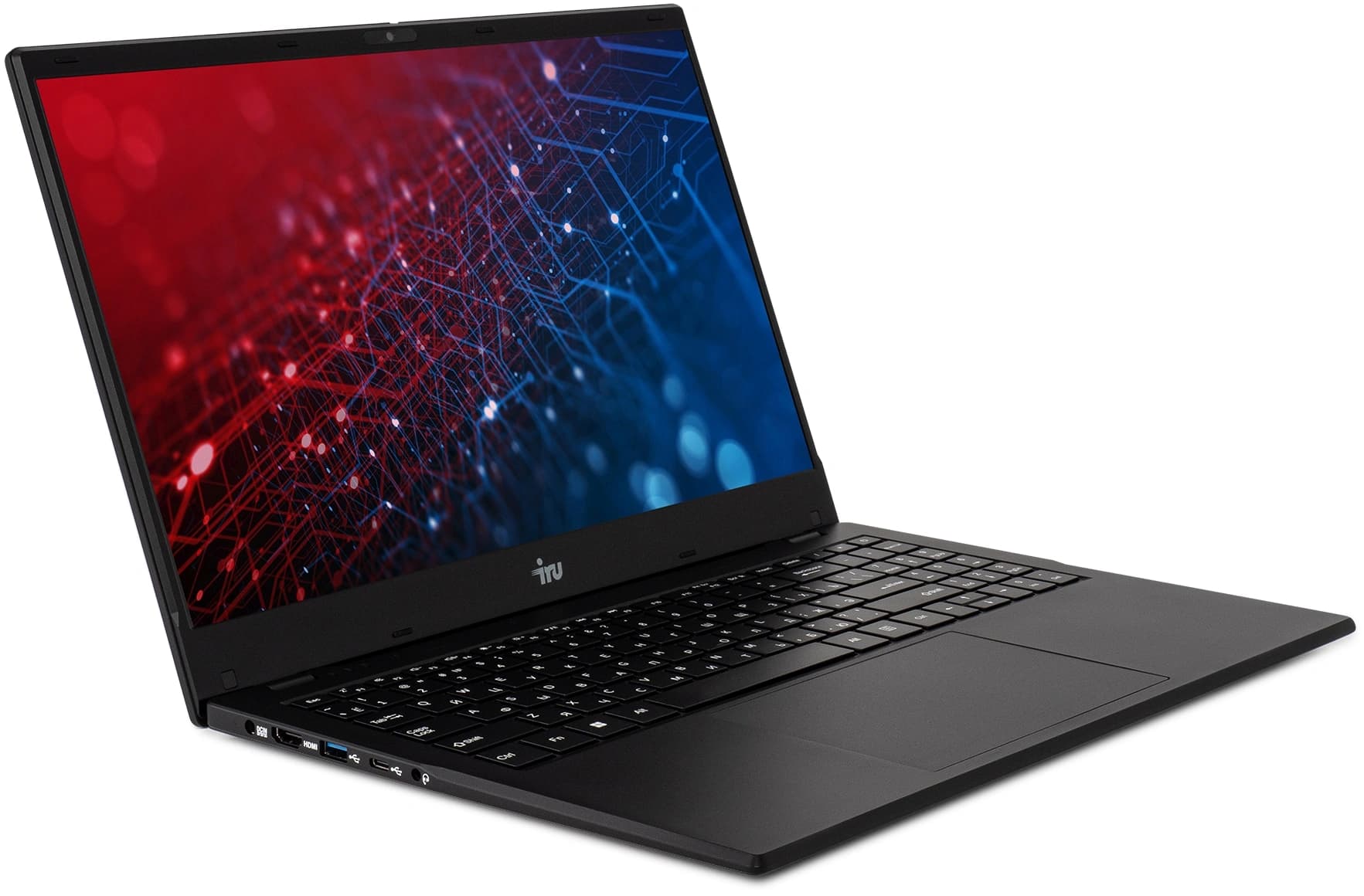 Ноутбук IRU Planio 15ING Celeron N4500 8Gb SSD256Gb Intel UHD Graphics 15.6" IPS FHD (1920x1080) Windows 11 Pro 64 black WiFi BT Cam 6000mAh (2140835) - фото 3