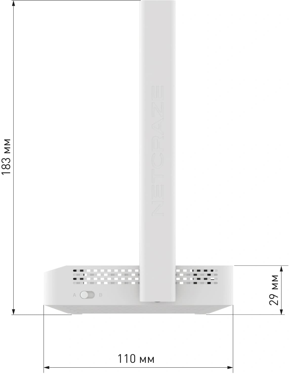 Роутер беспроводной Keenetic Netcraze Air (NC-1613) AC1200 10/100BASE-TX белый - фото 4