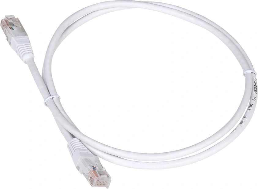 Патч-корд Lanmaster TWT-45-45-7.0-WH UTP RJ-45 вил.-вилка RJ-45 кат.5E 7м белый ПВХ - фото 1