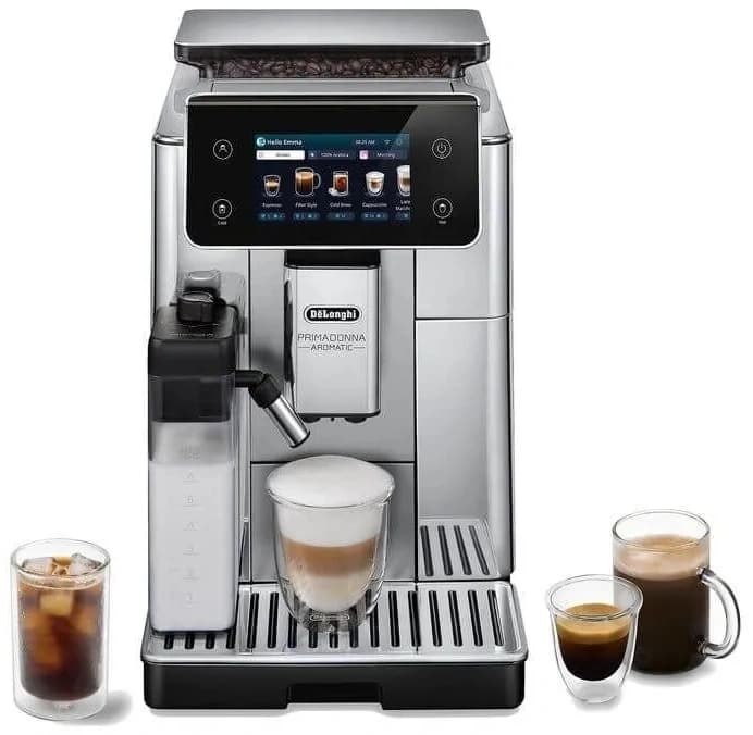 Кофемашина Delonghi ECAM630.55.SSM 1450Вт черный/серебристый - фото 5