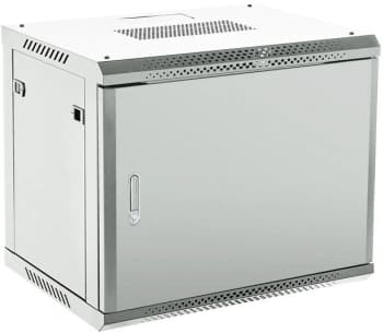 Шкаф коммутационный Rexant (04-0964-121) настенный 9U 450x600мм пер.дв.металл серый 230град. металл - фото 2
