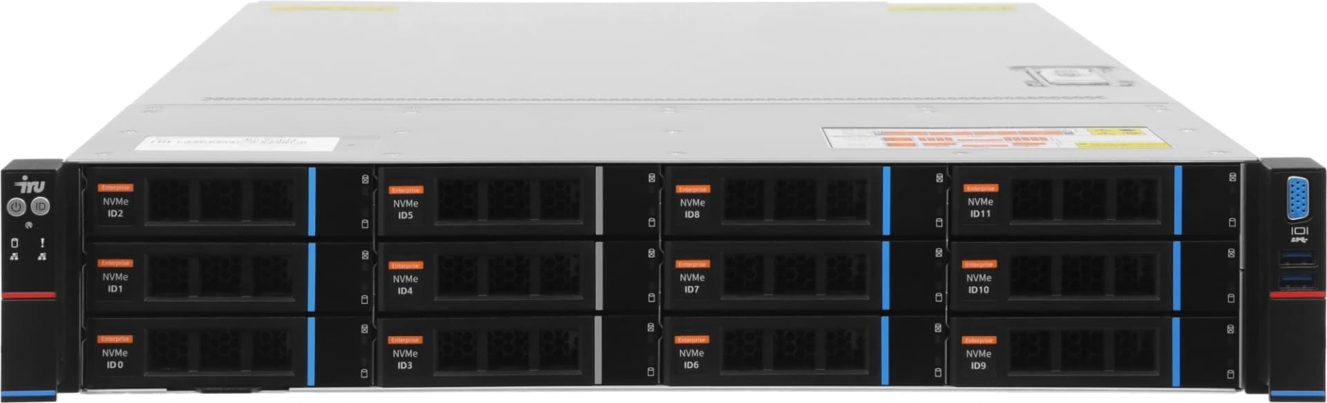 Сервер IRU Rock g2212ig5 2x5515+ 2x32Gb 9460-8i AST2600 2xGigEth 2x1600W w/o OS (2155746) - фото 2