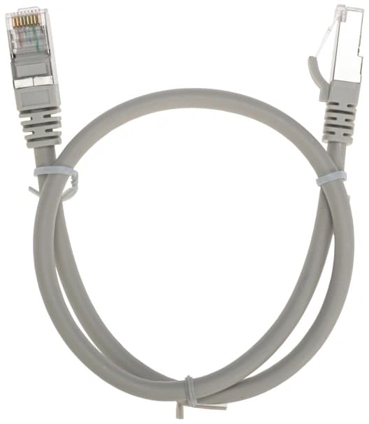 Патч-корд Rexant 02-0210-05 F/UTP RJ-45 вил.-вилка RJ-45 кат.6 0.5м серый LSZH - фото 1