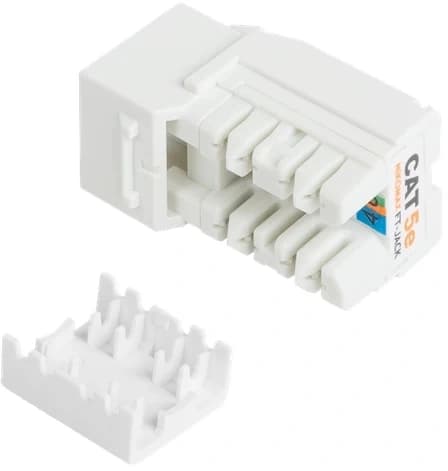 Модуль Nikomax NMC-KJUD2-FT-WT информ. Keystone RJ45 кат.5E UTP бел. - фото 4