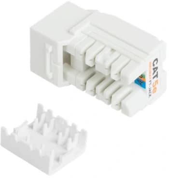 Модуль Nikomax NMC-KJUD2-FT-WT информ. Keystone RJ45 кат.5E UTP бел. - фото 5