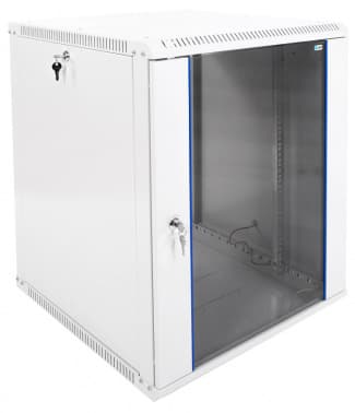 Шкаф коммутационный ЦМО ШРН-ЭКОНОМ (ШРН-Э-15.650) настенный 15U 600x650мм пер.дв.стекл 65кг серый 600мм 26.6кг 180град. 746мм - фото 2