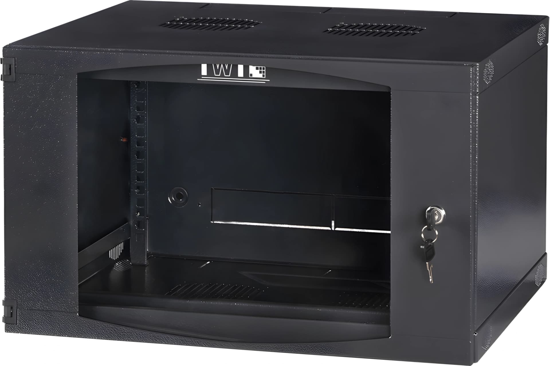 Шкаф коммутационный Lanmaster Next (TWT-CBWNG-9U-6X4-BK) настенный 9U 550x450мм пер.дв.стекл 60кг черный 15.5кг 494мм - фото 5