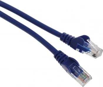 Патч-корд Lanmaster LAN-PC45/U5E-1.0-BL UTP RJ-45 вил.-вилка RJ-45 кат.5E 1м синий LSZH (уп.:1шт) - фото 2