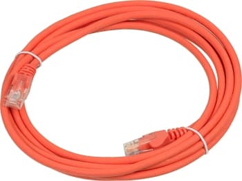 Патч-корд Lanmaster LAN-PC45/U5E-3.0-OR UTP RJ-45 вил.-вилка RJ-45 кат.5E 3м оранжевый LSZH (уп.:1шт) - фото 2