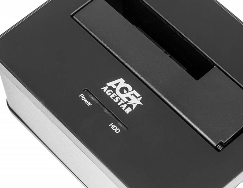 Док-станция для HDD AgeStar 3UBT7 SATA III USB3.0 пластик/алюминий черный 1 - фото 5