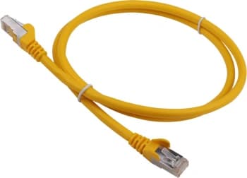 Патч-корд Lanmaster LAN-PC45/S6A-1.0-YL FTP RJ-45 вил.-вилка RJ-45 кат.6A 1м желтый LSZH (уп.:1шт) - фото 2