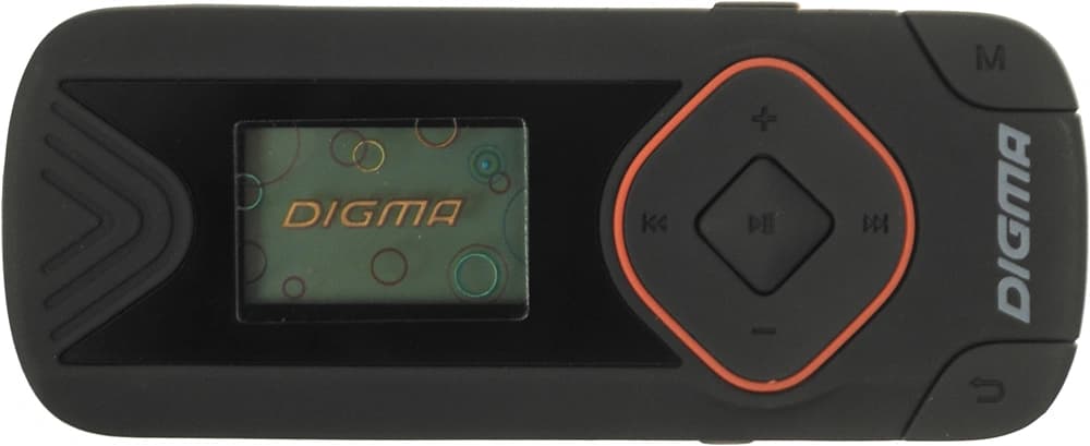 Плеер Flash Digma R3 8Gb черный/0.8"/FM/microSDHC/clip - фото 4