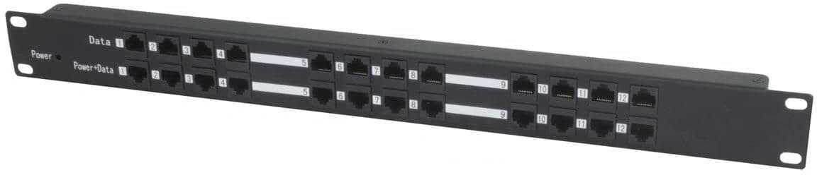 Удлинитель PoE Osnovo Midspan-12/P 10/100BASE-T 30Вт - фото 1
