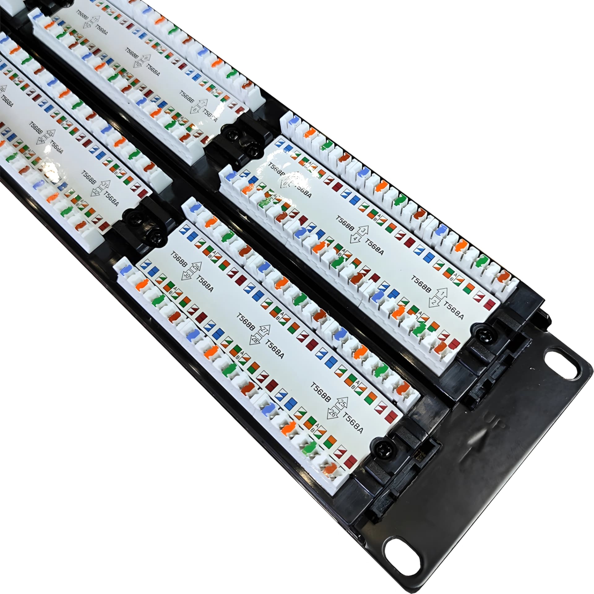 Патч-панель Lanmaster TWT-PP48UTP 19" 2U 48xRJ45 кат.5E UTP - фото 3