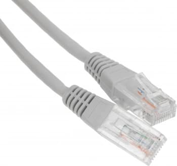 Патч-корд Lanmaster TWT-45-45-1.5-GY UTP RJ-45 вил.-вилка RJ-45 кат.5E 1.5м серый ПВХ (уп.:1шт) - фото 2