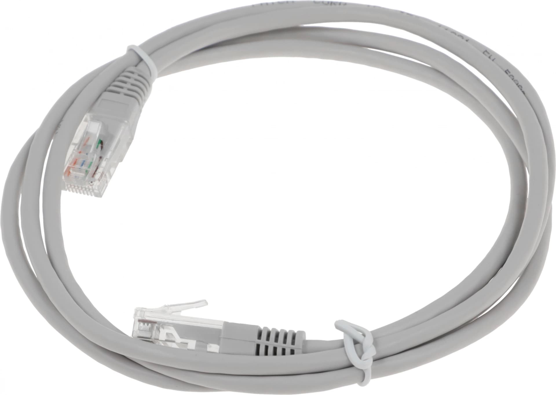 Патч-корд Lanmaster TWT-45-45-1.5-GY UTP RJ-45 вил.-вилка RJ-45 кат.5E 1.5м серый ПВХ (уп.:1шт) - фото 3