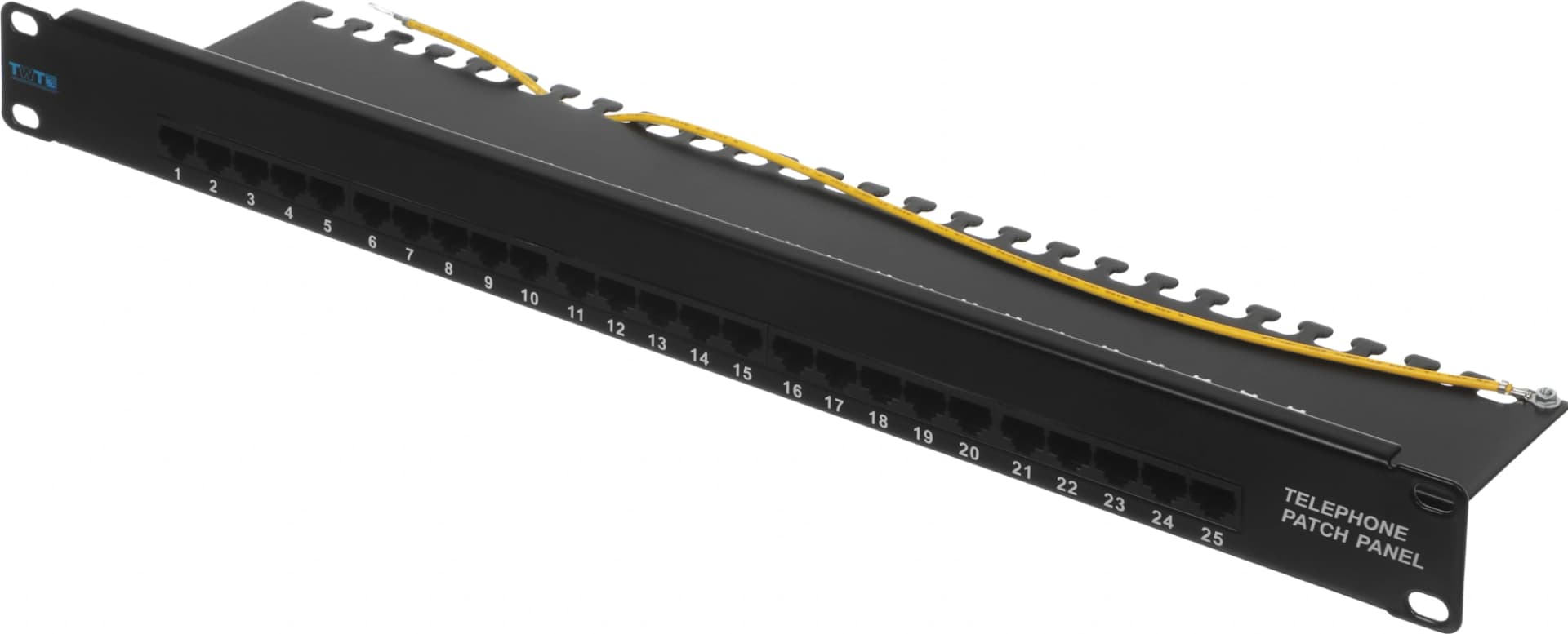 Патч-панель Lanmaster TWT-PP25TEL45 19" 1U 25xRJ-12 UTP - фото 1
