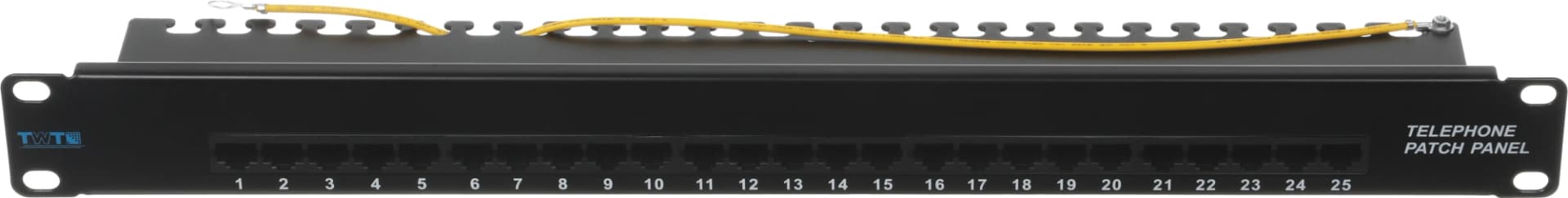 Патч-панель Lanmaster TWT-PP25TEL45 19" 1U 25xRJ-12 UTP - фото 4