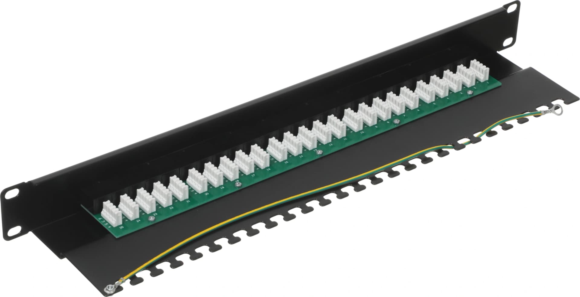 Патч-панель Lanmaster TWT-PP25TEL45 19" 1U 25xRJ-12 UTP - фото 4