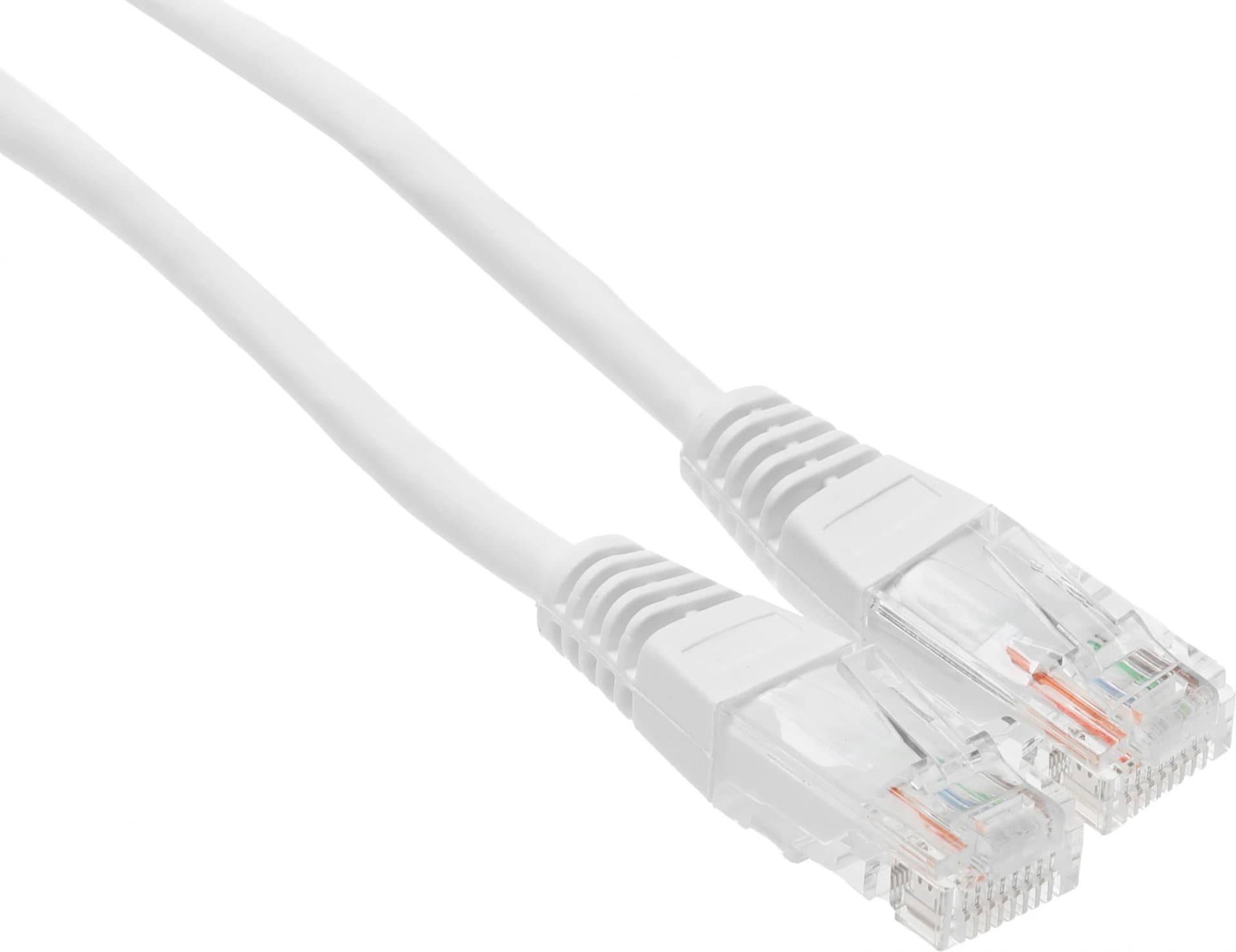 Патч-корд Lanmaster TWT-45-45-5.0-WH UTP RJ-45 вил.-вилка RJ-45 кат.5E 5м белый ПВХ (уп.:1шт) - фото 2
