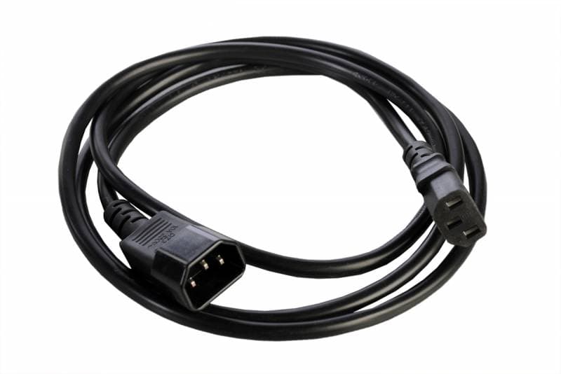 Шнур питания Rem R-10-Cord-C13-C14-1.8 C13-С14 проводник.:3x1мм2 1.8м 220В 10А (упак.:1шт) черный - фото 1