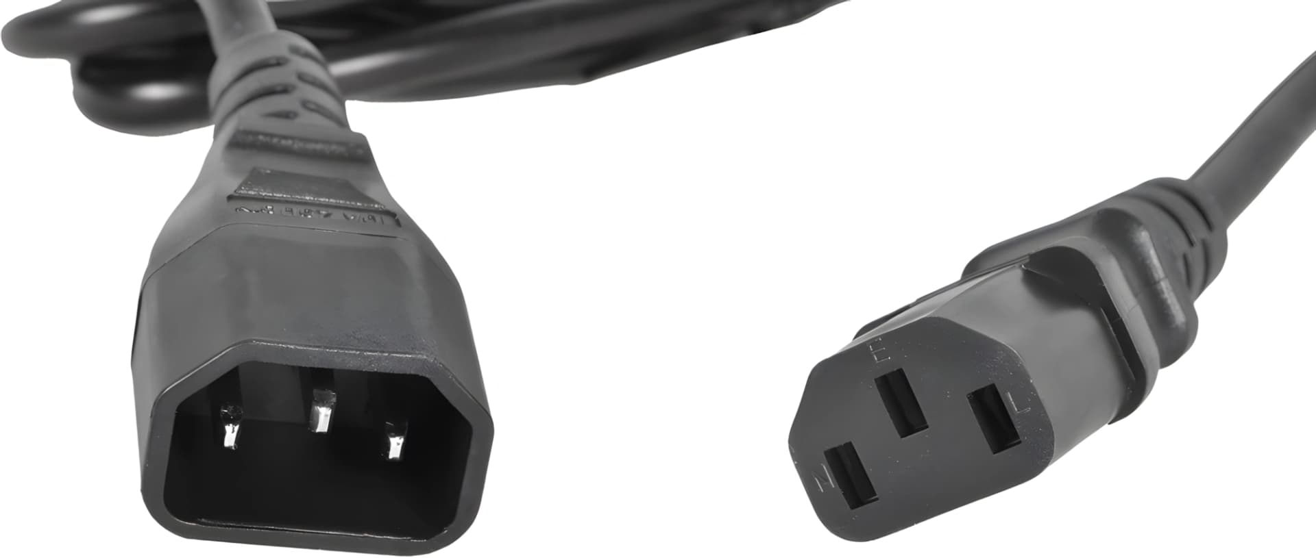 Шнур питания Rem R-10-Cord-C13-C14-3 C13-С14 проводник.:3x1мм2 3м 220В 10А (упак.:1шт) черный - фото 4