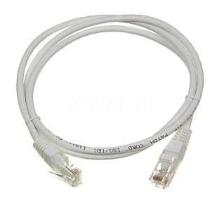 Патч-корд Lanmaster TWT-45-45-0.5/S-GY FTP RJ-45 вил.-вилка RJ-45 кат.5E 0.5м серый ПВХ (уп.:1шт) - фото 1