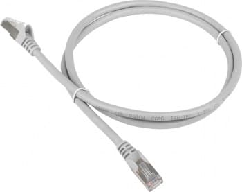 Патч-корд Lanmaster TWT-45-45-5.0/S-GY RJ-45 вил.-вилка RJ-45 кат.5E 5м серый ПВХ - фото 2