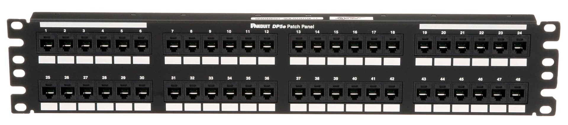 Патч-панель Panduit DP485E88TGY 19" 2U 48xRJ45 кат.5E - фото 4