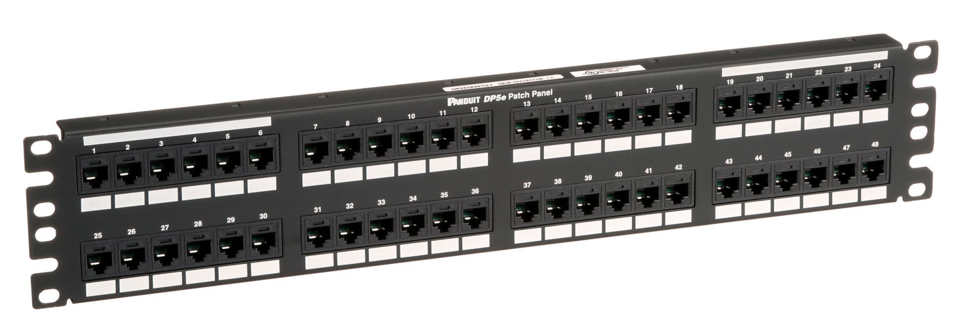 Патч-панель Panduit DP485E88TGY 19" 2U 48xRJ45 кат.5E - фото 1