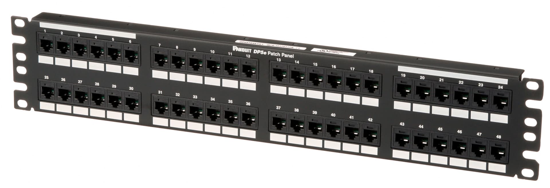 Патч-панель Panduit DP485E88TGY 19" 2U 48xRJ45 кат.5E - фото 2
