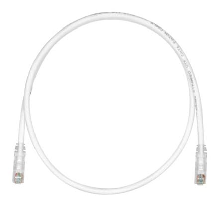 Патч-корд Panduit UTPSP2MY RJ-45 вил.-вилка RJ-45 кат.6 2м белый ПВХ - фото 1