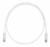 Патч-корд Panduit UTPSP2MY RJ-45 вил.-вилка RJ-45 кат.6 2м белый ПВХ - фото 3