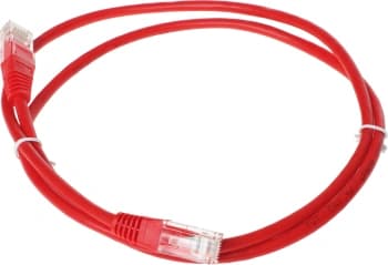 Патч-корд Lanmaster TWT-45-45-1.0-RD UTP RJ-45 вил.-вилка RJ-45 кат.5E 1м красный ПВХ (уп.:1шт) - фото 5