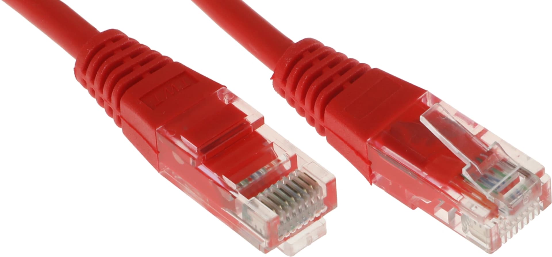 Патч-корд Lanmaster TWT-45-45-5.0-RD UTP RJ-45 вил.-вилка RJ-45 кат.5E 5м красный ПВХ (уп.:1шт) - фото 3