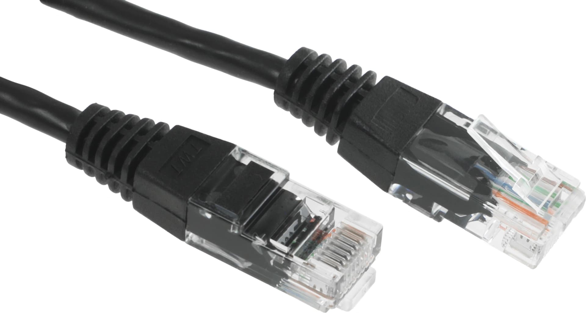 Патч-корд Lanmaster TWT-45-45-2.0-BK UTP RJ-45 вил.-вилка RJ-45 кат.5E 2м черный ПВХ (уп.:1шт) - фото 3